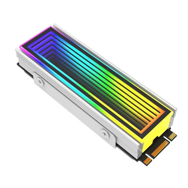 2 Dissipatori Per SSD M.2 2280 NVMe &ndash; Blu &ndash; Con Pad Termico 70x22x3mm &ndash; Uxcell