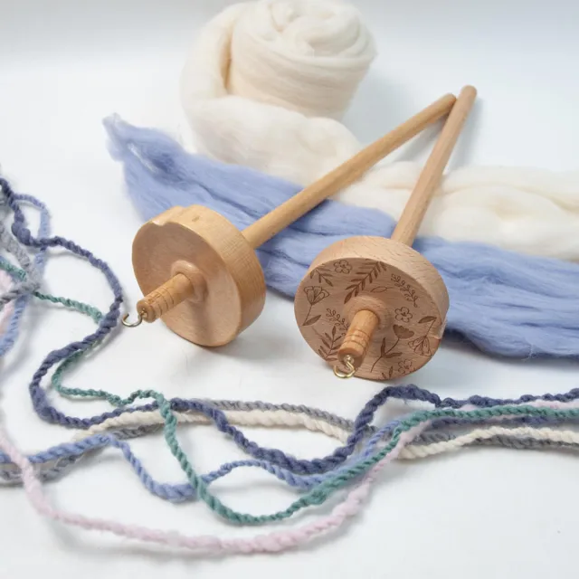 Top Whorl Yarn Spinner Practical Drop Spindle for Knitted Felting Beginners