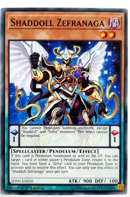 Yu-Gi-Oh! Bambolaombra Zefraniaga Sdsh-En010 Comune