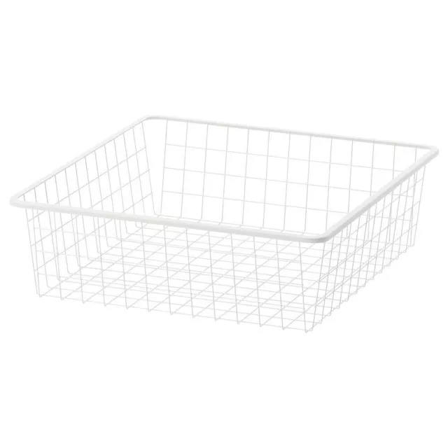 IKEA JONAXEL cesta de alambre 50x51x15 cm blanco