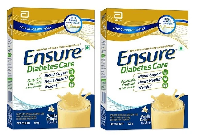 Ensure GLUCERNA-SR polvere di vaniglia scatola 400 GM (CONFEZIONE DA 2)