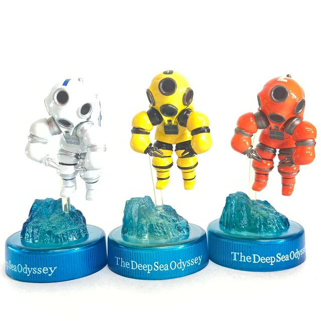 KAIYODO THE DEEP Sea Odyssey Bottle Cap Mini Figure Atmospheric Diving