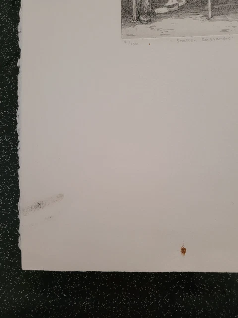 Véronique JORDAN-ROMAN (1943-1991) eau forte ? Lithographie - Numérotée signée 10