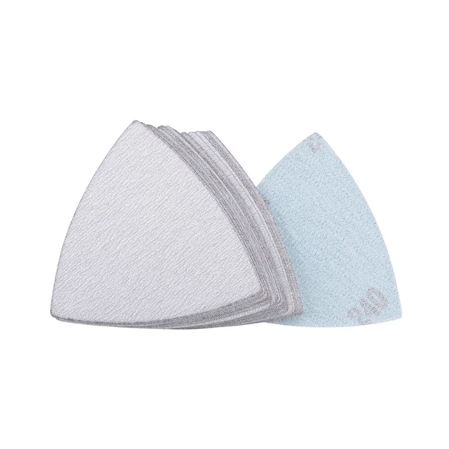 Triangle Ponceuse Papier Verre Crochet Boucle Tampon Ponçage