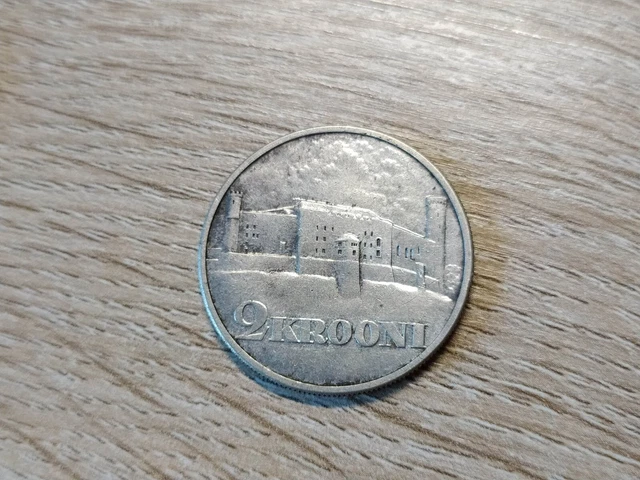 Estonia 2 krooni  1930 silver