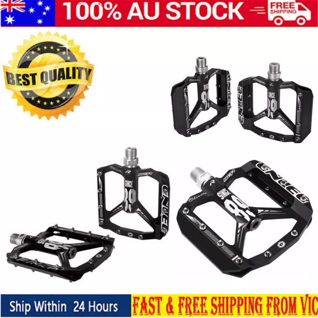 1 Pair Bicycle Pedals MTB Bike Bicycle Pedals Mountain Road Cycling Flat Alloy