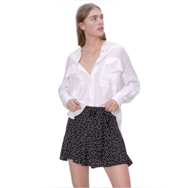 Polka dot mini clearance skirt zara
