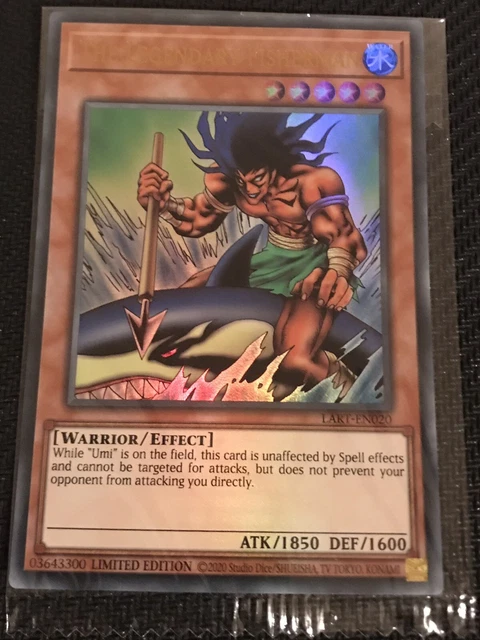 The Legendary Fisherman Ultra Rare LART-EN020 Mint Limited Edition SEALED Yugioh 