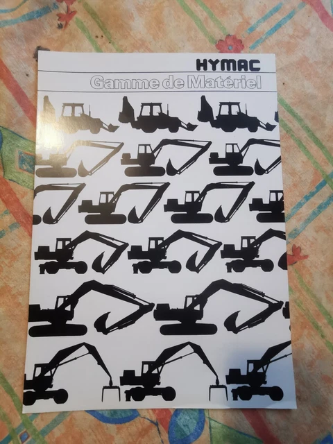 CATALOGUE PUBLICITAIRE GAMME Pelles Hydrauliques/Tracto Hymac 1970/1980 ...