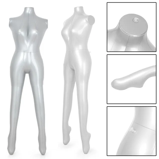 Fashionable Inflatable Dress Form Display for Showcasing Clothing Collections