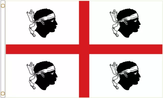 Sardinia Italy Polyester Flag