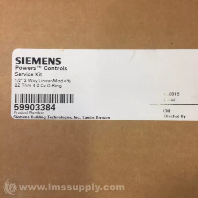 Siemens 59903384 Service Kit FNFP 2