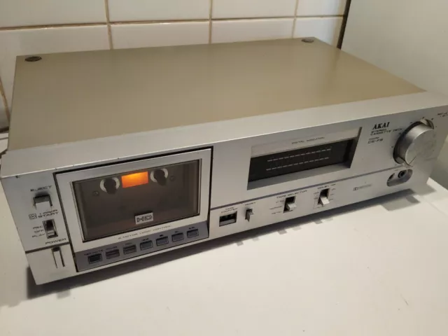 Platine Cassette/K7 Vintage Akai CS-F9 Années 80 Fonctionne