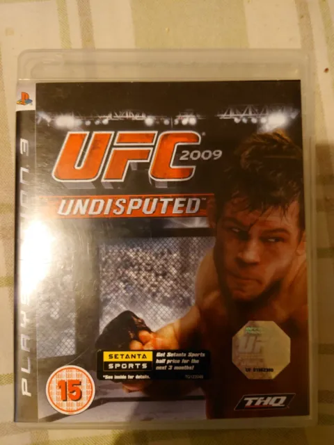 UFC Undisputed 2009 - Sony Playstation 3 PS3 Game - Complete With Manual