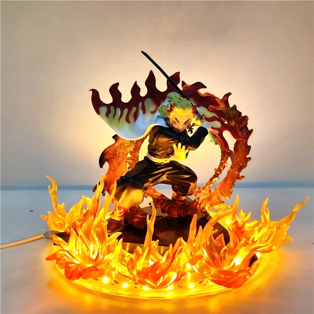RENGOKU KYOUJUROU DEMON Slayer LED Light Up PVC Statue Anime Figure 14