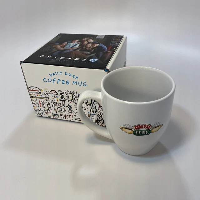 New FRIENDS TV Show Central Perk Daily Dose 25th Anniversary Coffee Cup Mug 2019