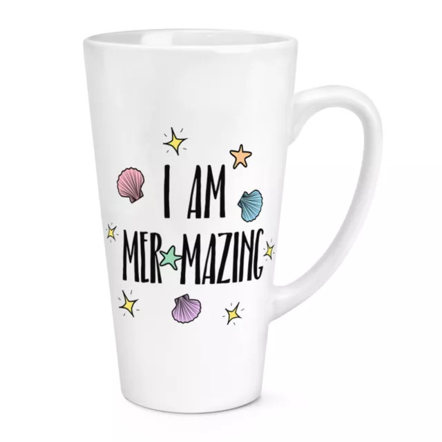 I Am Mer-Mazing 483ml Grande Latte Taza - Divertido Sirena Asombroso