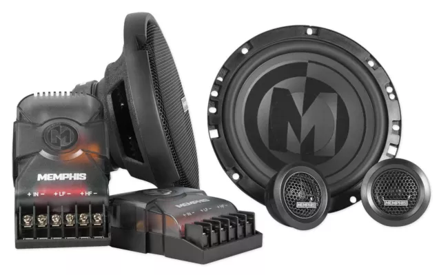 Memphis Audio PRX60C 6.5" 100 Watt Component Car Speakers w/Crossovers