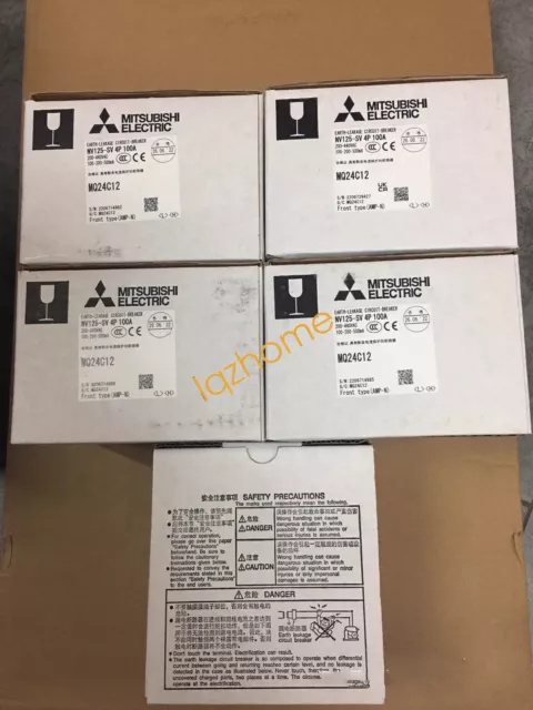 MITSUBISHI NV125-SV 4P  Circuit Breaker  brand new fast shipping#DHL / FedEx