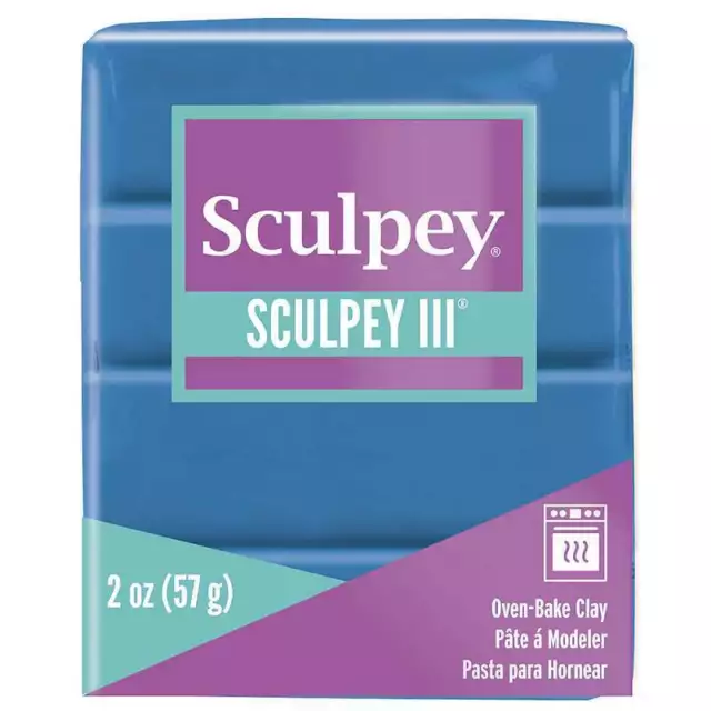 Arcilla polimérica Sculpey III 2 oz turquesa 715891115053