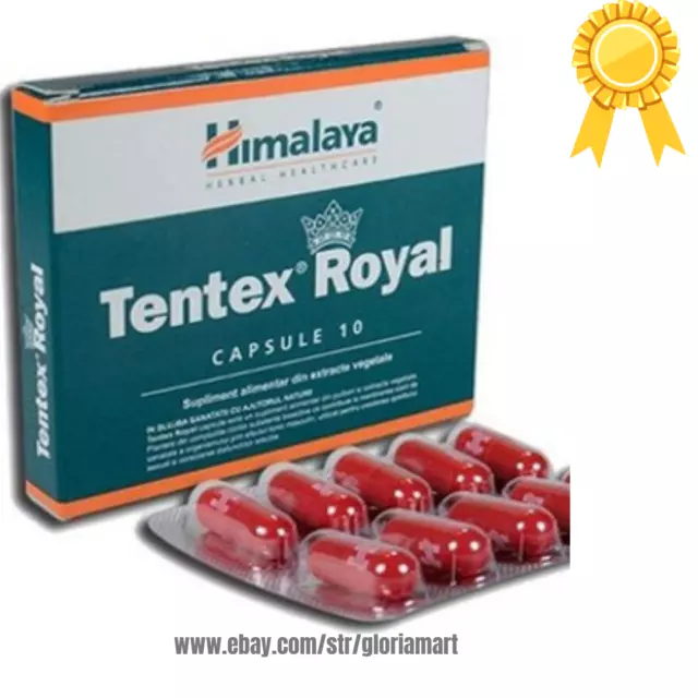 Himalaya Tentex Royal Herbal Ayurvedic 10 capsules free shipping