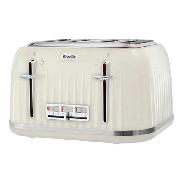 Vtt967 Breville Cream Toaster Slice Breville Toasters And Kitchen