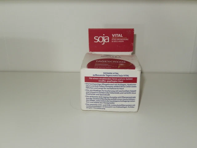 Shisara Tagescreme Vital 50 Ml – Mit SPF Sonnenschutz, Für Die Tägliche Hautpflege