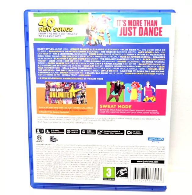 PS5 Just Dance 2021 Excellent Condition Family Dancing Game DISC Version 2