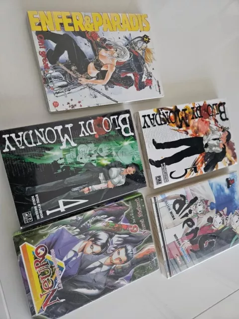 Lot de 5 Mangas Integral