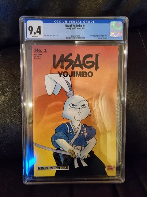 Usagi Yojimbo #1 Stan Sakai Fantagraphics 1987 1st Solo Title 1st Print CGC 9.4