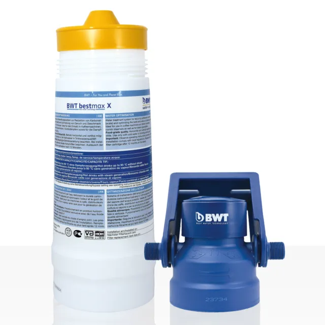 Bestmax X Filterset Wasserfilter, BWT Set inkl. Filterkopf + Wandhalterung