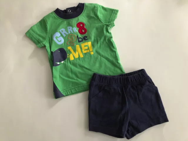 2 Piece Baby Boy Carters Outfit shirt shorts Size 3 Months