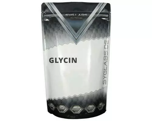 SygLabs Glycin Pulver - 1000g L-Glycin proteinogene Aminosäuren 100% rein E640