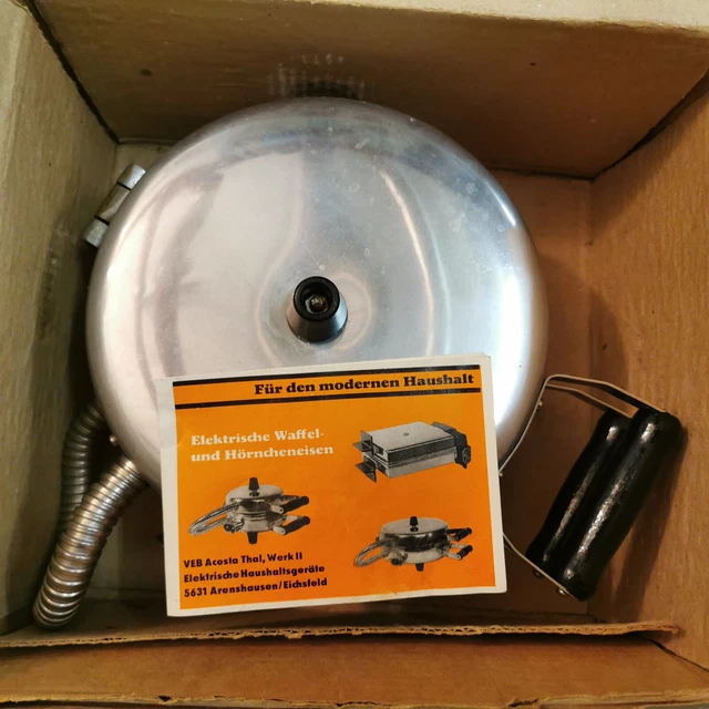 VEB TYP 63 Waffeleisen , 800 W, aus der DDR-Zeit , TOP! EUR 104,47 ...
