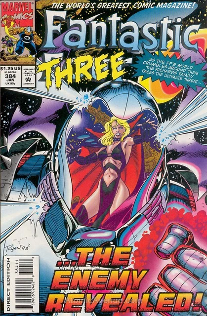 Fantastic Four (Vol. 1) #384 VF/NM; Marvel | Three Tom DeFalco - we combine ship