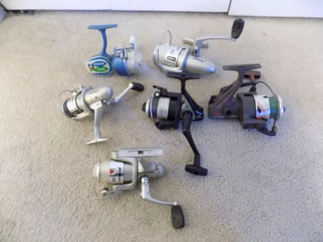 MIXED LOT OF (6) Name Brand Fresh Water Fishing Reels--FREE SHIPPING!  $79.95 - PicClick