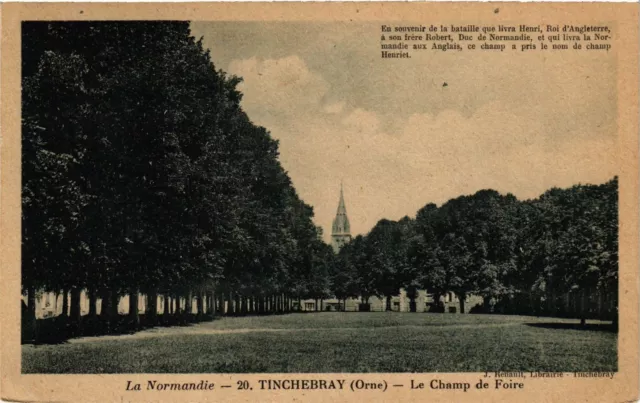 CPA TINCHEBRAY - Le Champ de Foire (356314)