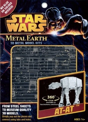 STAR WARS AT-AT Walker Metal Earth 3D Model Kit FASCINATIONS EUR 17,84 ...