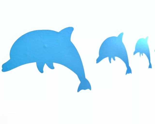 Dolphin Vinyl Wall Art Decals/Stickers - Various Colours & Sizes