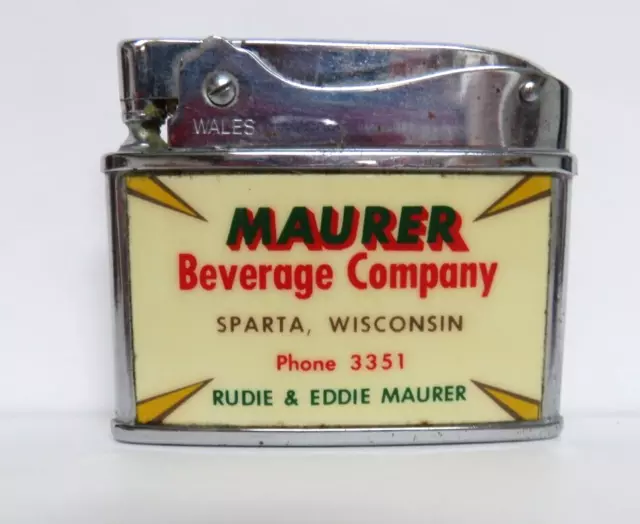 Maurer Beverage Company Bud Michelob Draft Schoens Schmidt Beers Lighter Wales
