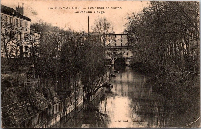 *42624 cpa Saint Maurice - small Bras de Marne - le mill Rouge