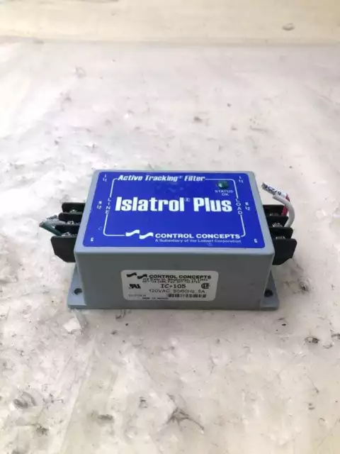 Control Concepts Islatrol Plus IC+105 Active Tracking Filter 120VAC