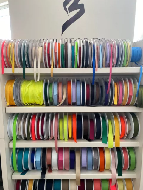 Berisfords Grosgrain Ribbon Choice of Shades in 6 10 16 25 40mm Widths 3 Metres