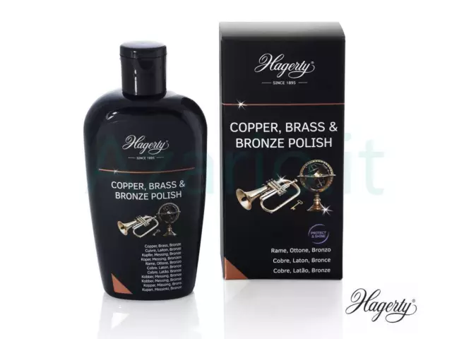 Hagerty Copper Brass & Bronze Polish crema pulizia ottone bronzo ottone - 250 ml