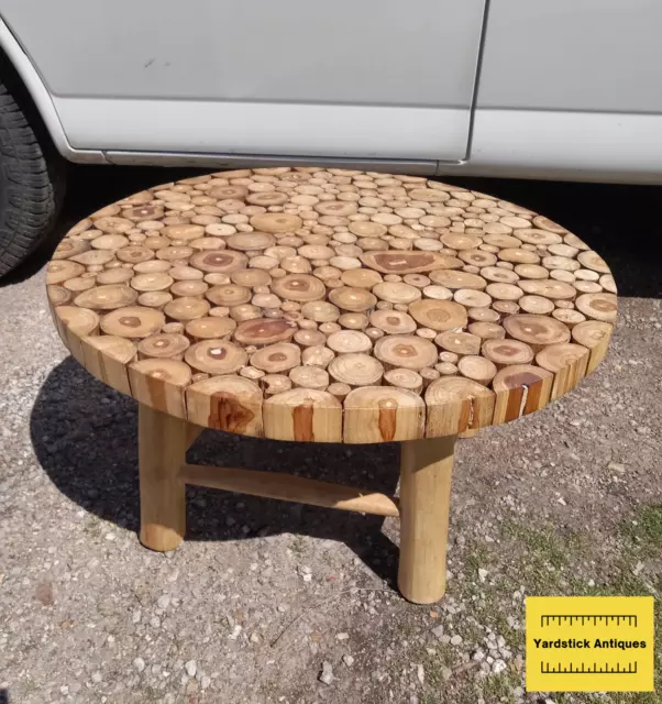 Wood Round Coffee Table (CT190)