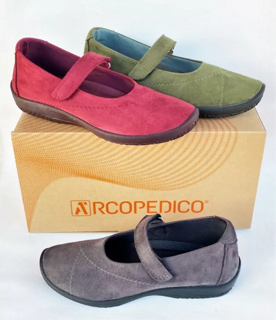 Arcopedico Shoes Portugal Arcopedico L18 comfort shoe with strap Galileu suede