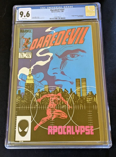 Daredevil #227 CGC 9.6/NM+ Wh Pgs | Start of Born Again | Miller Story | Disney+