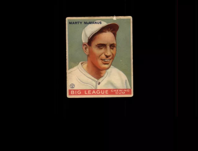 1933 Goudey 48 Marty McManus RC VG #D508353