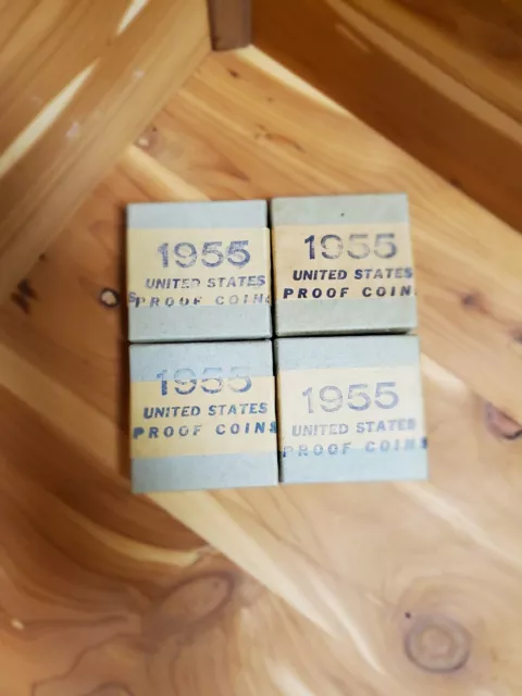 1955 US Mint US Silver Proof Set Sealed/unopened Original Sealed Box