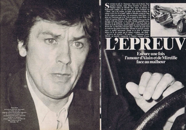 COUPURE DE PRESSE Clipping 1986 René Clément Alain Delon (2 pages) EUR 5,00 - FR